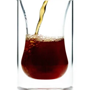 SAINT ANTHONY INDUSTRIES Dual Wall Plum Bottom Snifter Coffee