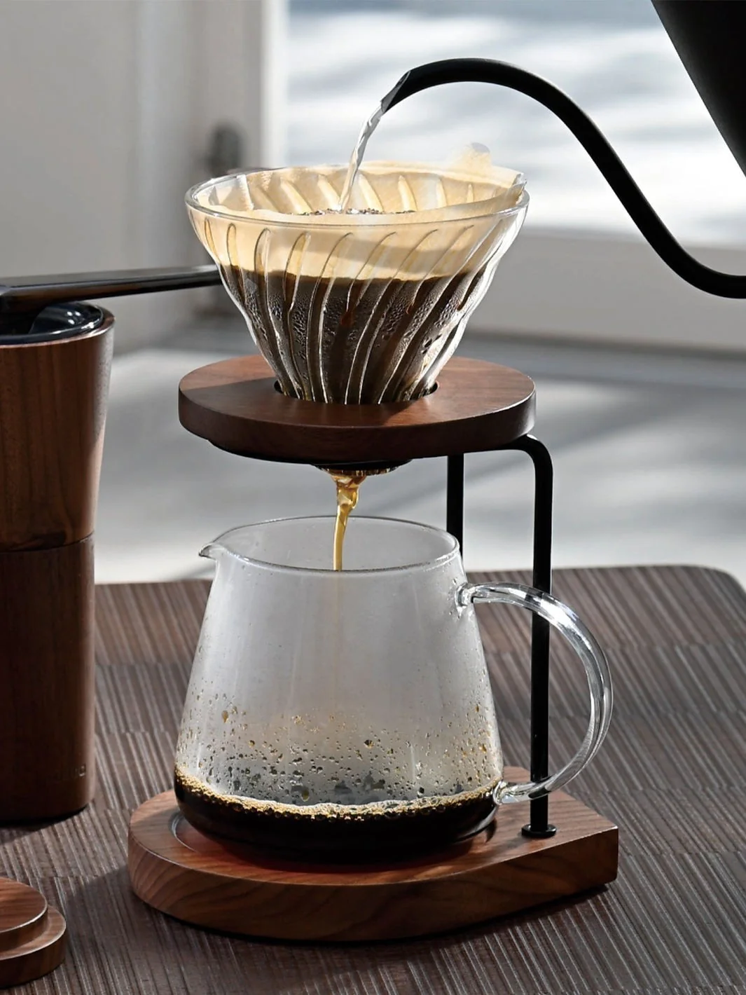 HARIO Drip Stand (Walnut) Brewer - Image 6