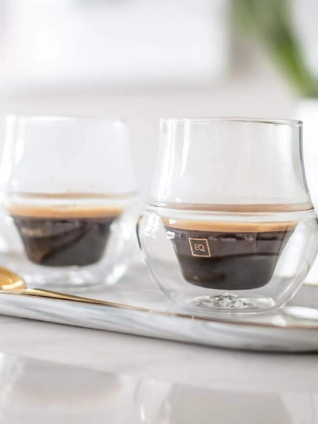 KRUVE PROPEL Espresso Glasses (75ml/2.5oz) (2-Pack) - Smoke - Image 3