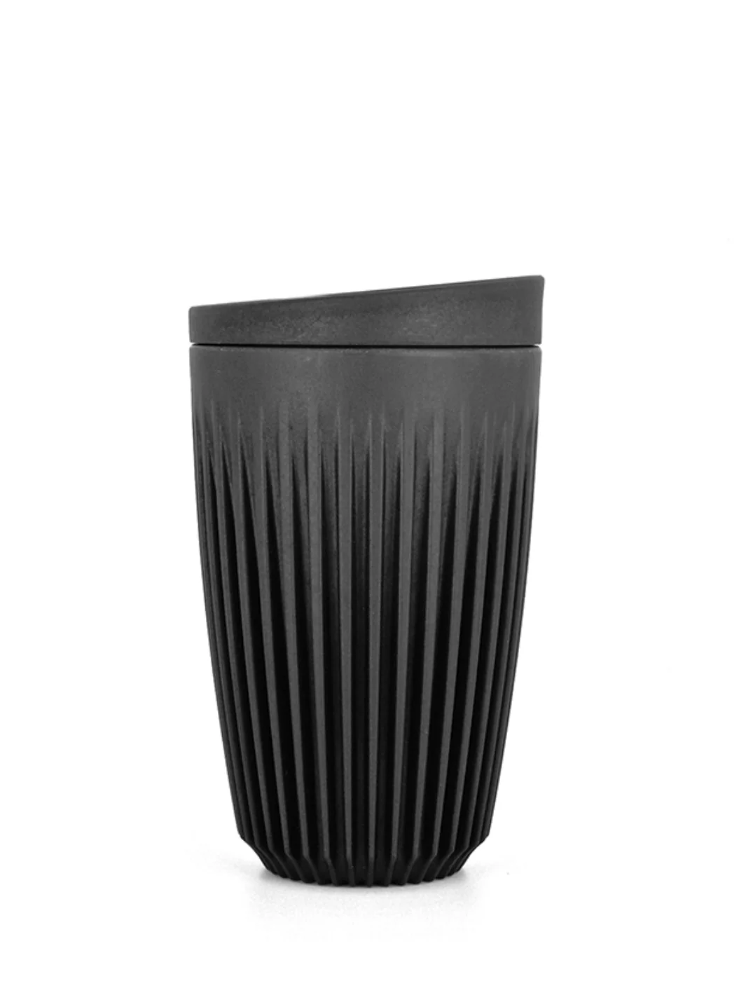 HUSKEE Original Cup + Lid (355ml/12oz) (Zero Waste) - Charcoal - Image 9