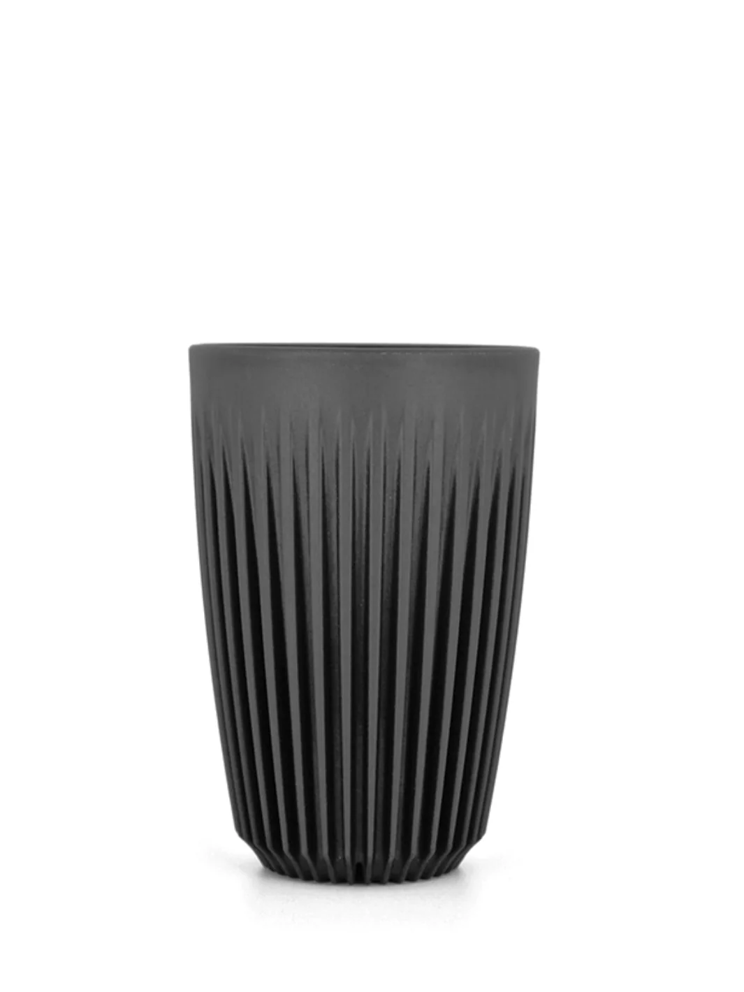 HUSKEE Original Cup + Lid (355ml/12oz) (Zero Waste) - Charcoal - Image 3