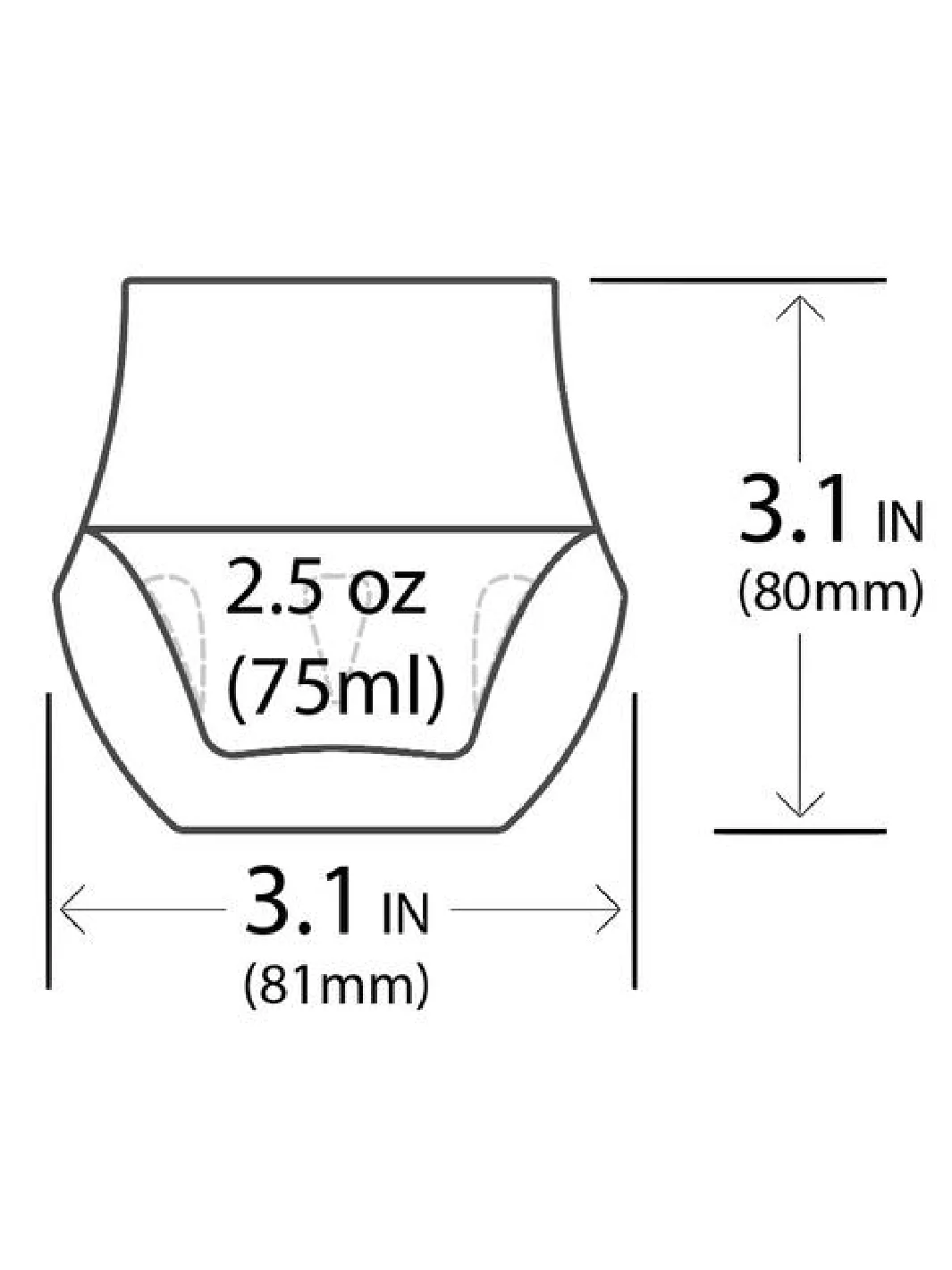 KRUVE PROPEL Espresso Glasses (75ml/2.5oz) (2-Pack) - Smoke - Image 9