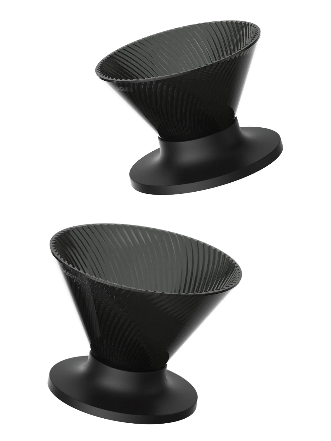 HARIO V60-01 NEO Dripper (Tritan) (Black) Brewer - Image 3