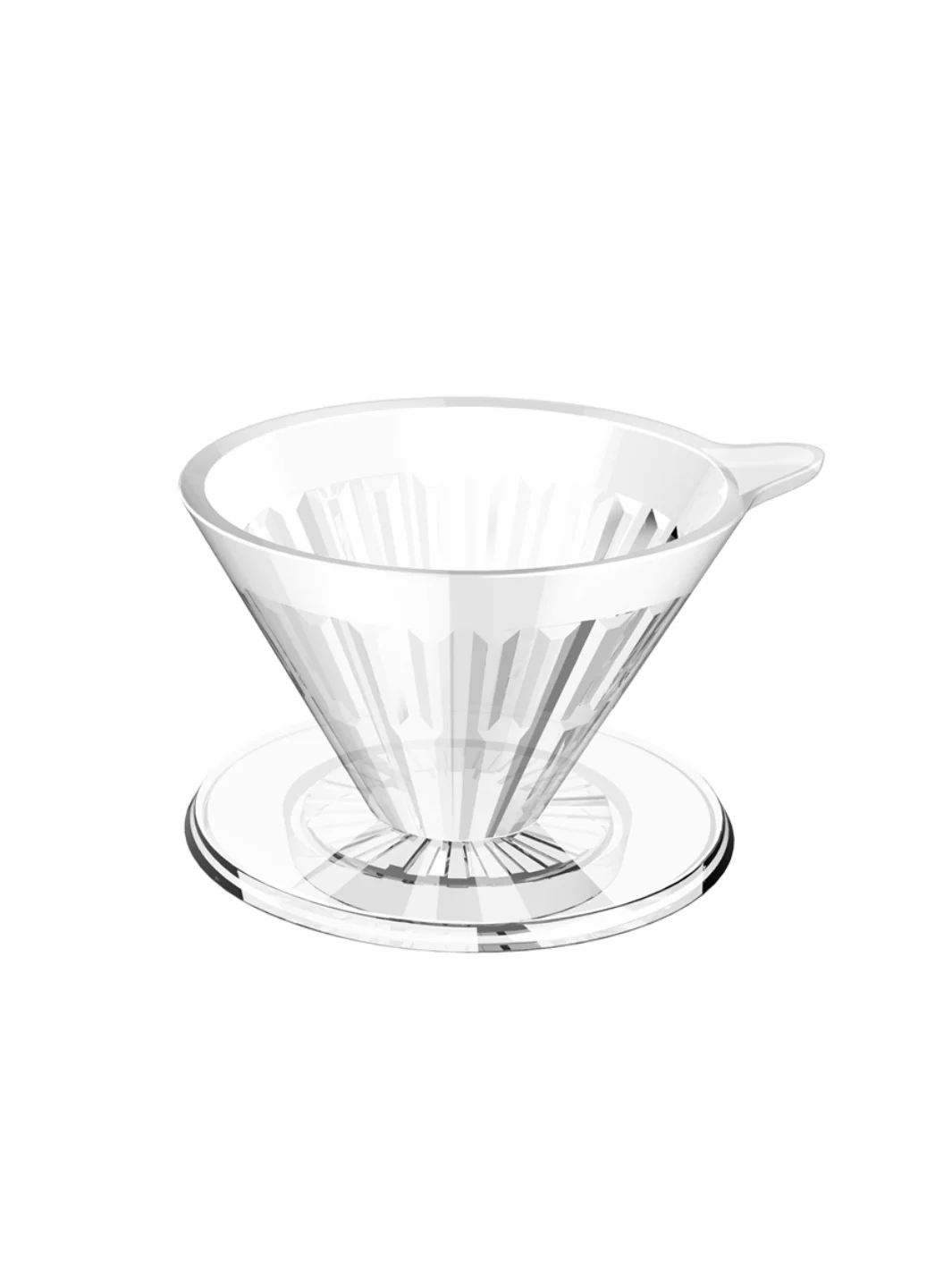 TIMEMORE Crystal Eye Dripper (Plastic) - Transparent Black / 02 (2-4 cups)