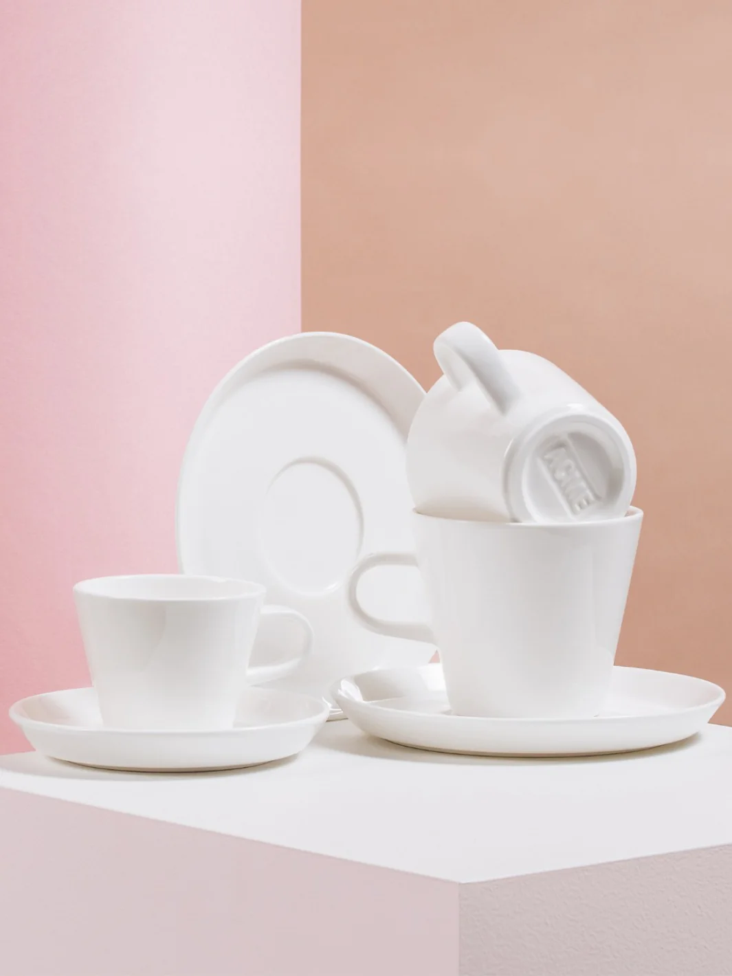 ACME Roman Medium Saucer (⌀15cm/5.91in) - Milk / 36-Pack - Image 12