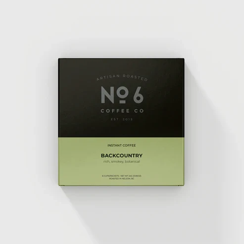 No6 - INSTANT Backcountry (Pack of 6) Coffee