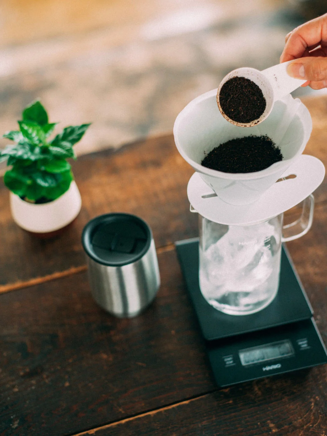 HARIO V60 MUGEN Dripper (Ceramic) Brewer - Image 4