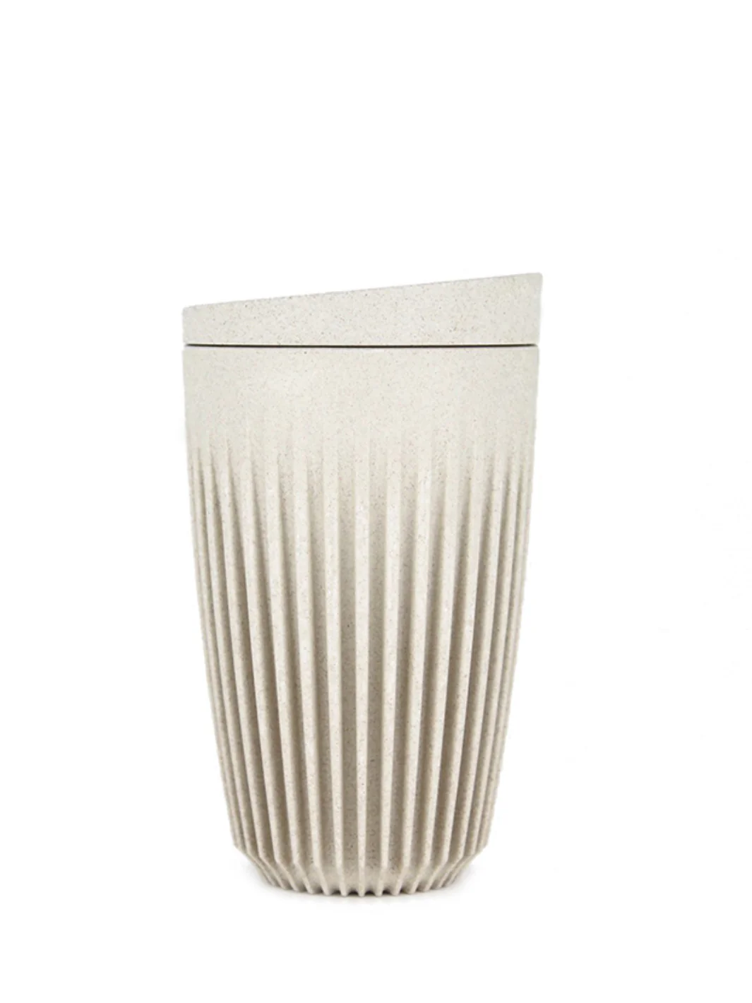 HUSKEE Original Cup + Lid (355ml/12oz) - Natural - Image 2