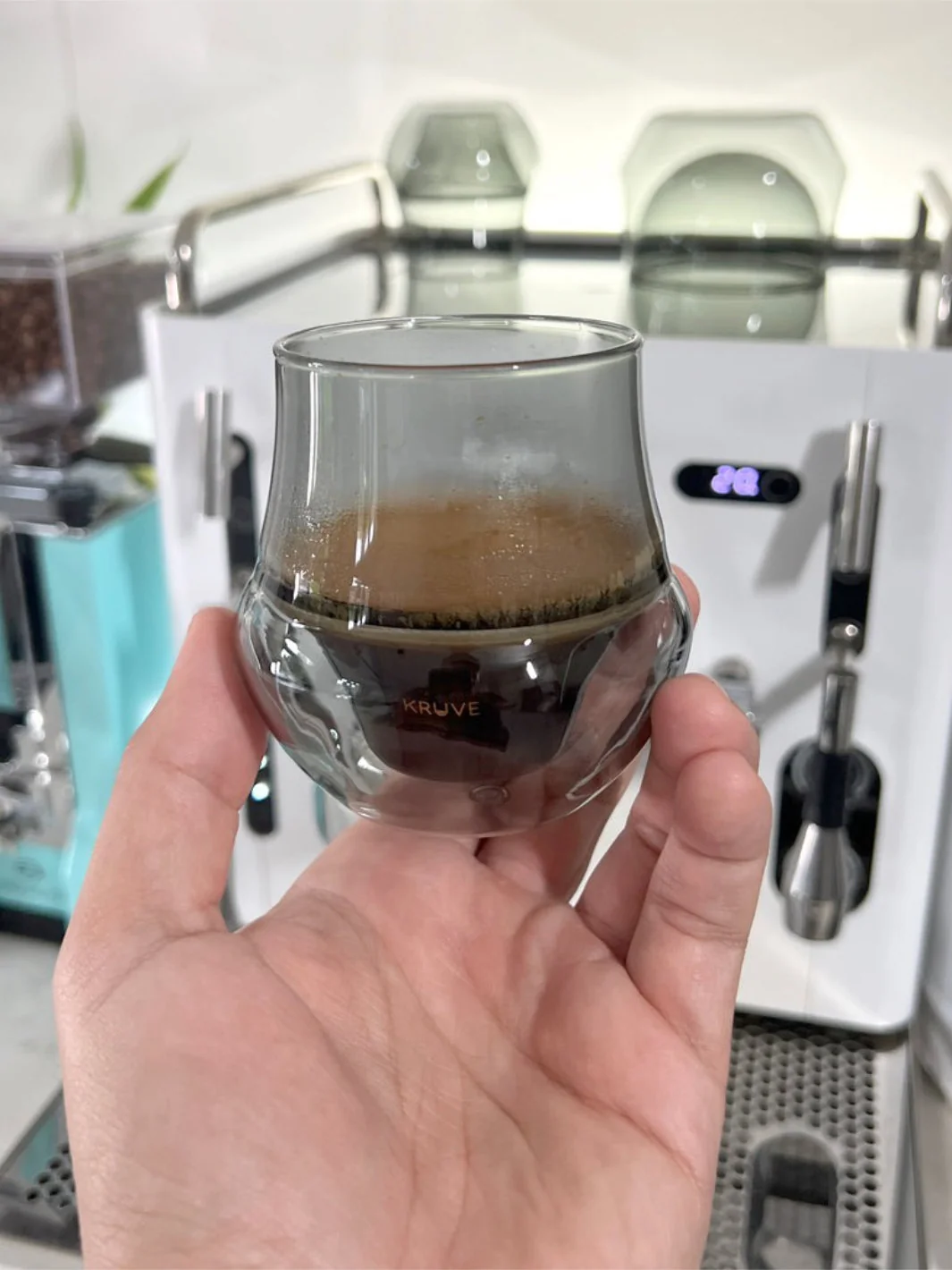 KRUVE PROPEL Espresso Glasses (75ml/2.5oz) (2-Pack) - Smoke - Image 14