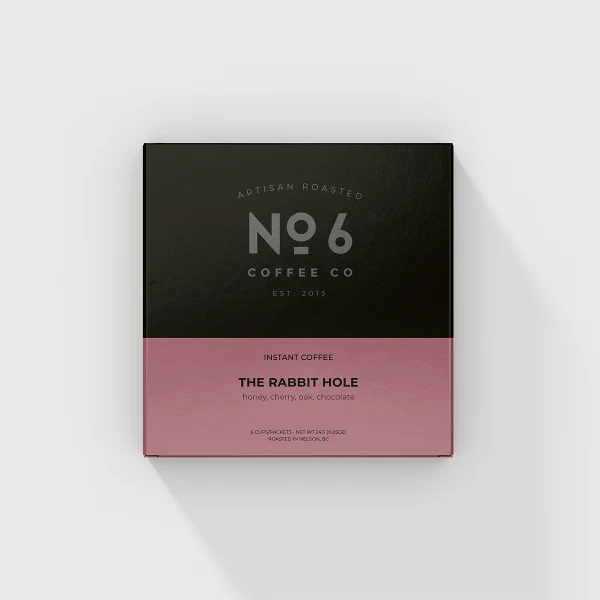 No6 - INSTANT The Rabbit Hole (Pack of 6) Coffee