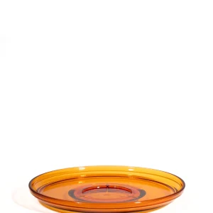HUSKEE ReBrand New Classic Saucer (177-473ml/6-16oz) - Amber / Single Saucer