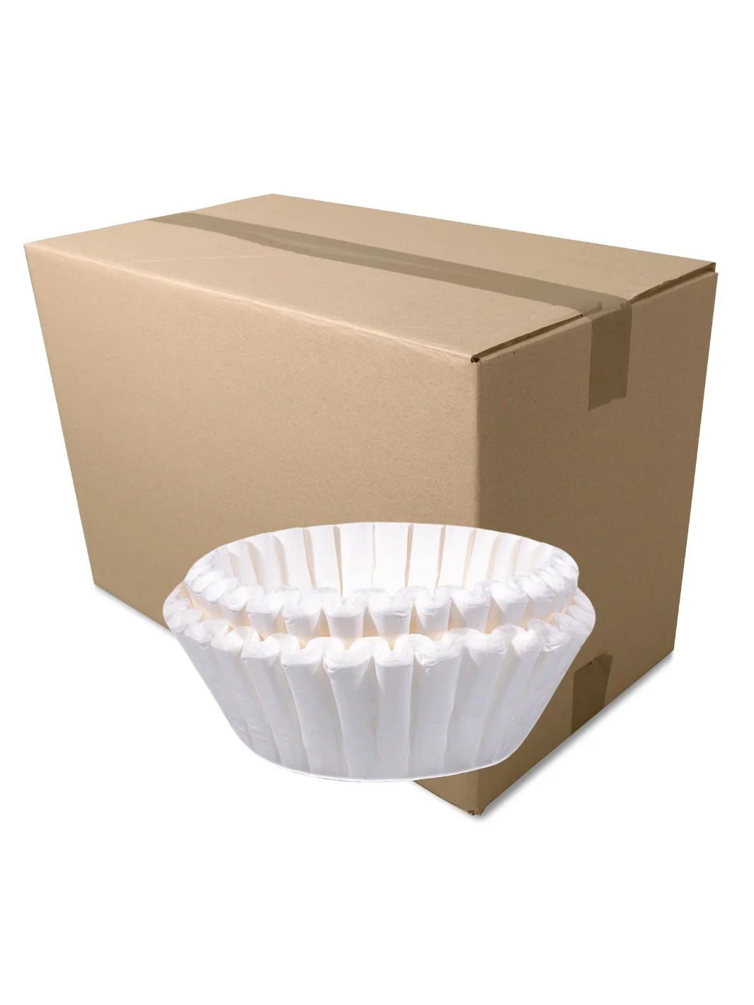 BREW RITE 12 Cup Coffee Filters (9.75x4.5in) (100-Pack) - 60 Units (1 Case) - Image 2