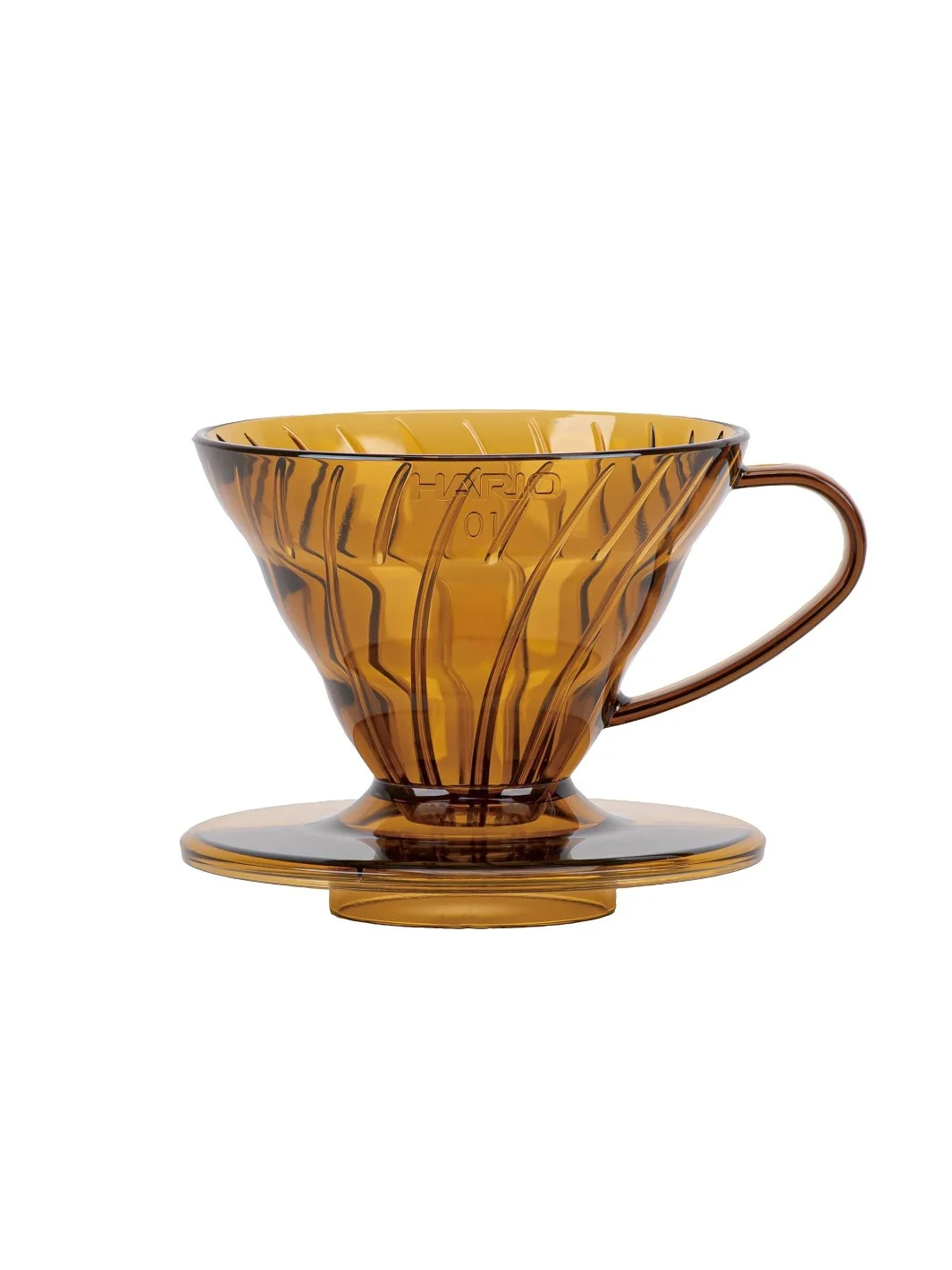 HARIO V60-01 Dripper (Plastic) - Clear Brewer - Image 4