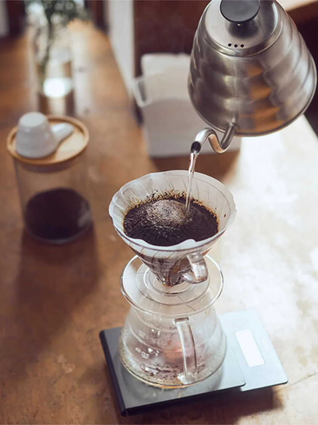 HARIO V60-01 Dripper (Plastic) - Clear Brewer - Image 3