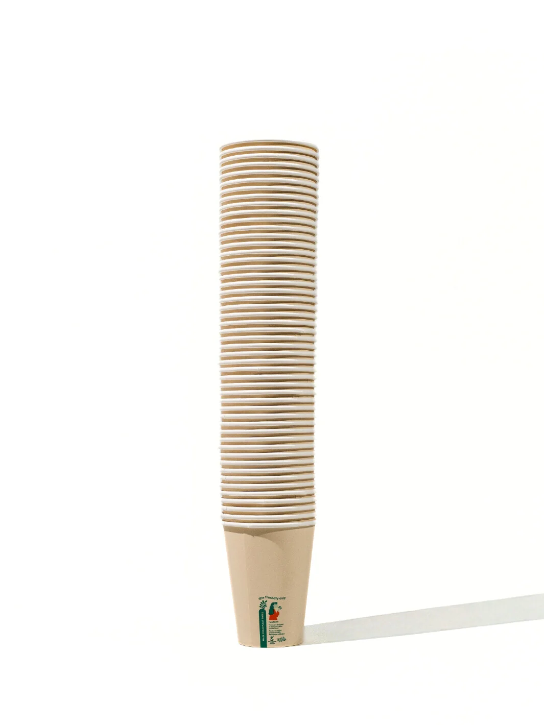 LITTLE GREEN PANDA Home Compostable Paper Cup (1000-Pack) (Brown) - 8oz/236ml - Image 6