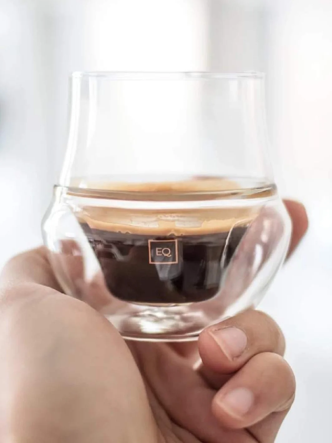 KRUVE PROPEL Espresso Glasses (75ml/2.5oz) (2-Pack) - Smoke - Image 5
