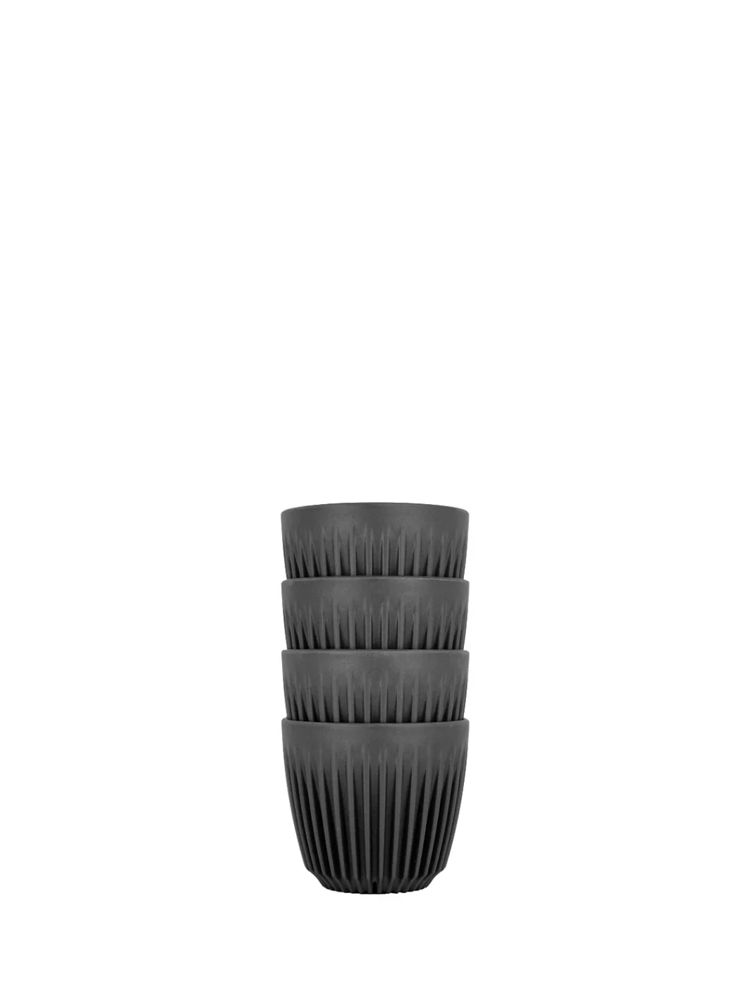 HUSKEE Original Cup (177ml/6oz) - Charcoal / 4-Pack - Image 3