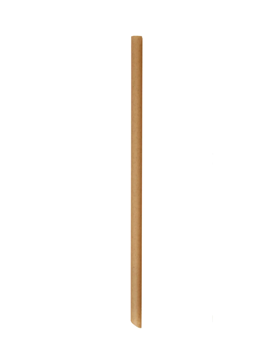 LITTLE GREEN PANDA Paper-Wrapped Home Compostable Straw (⌀8x210mm/⌀0.3x8.3in) (Angled Cut) (180-Pack) - Image 2
