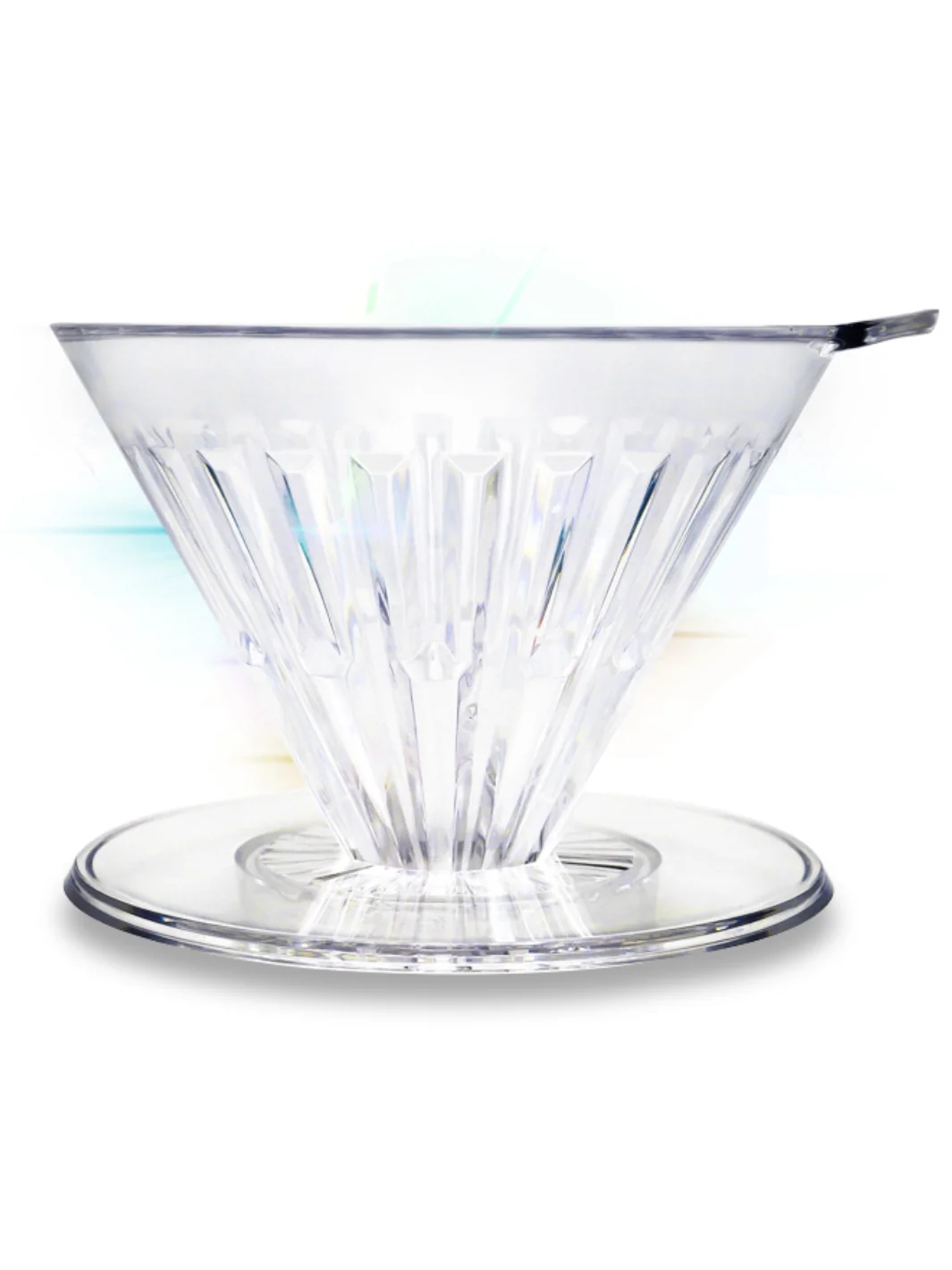 TIMEMORE Crystal Eye Dripper (Plastic) - Transparent Black / 02 (2-4 cups) - Image 6