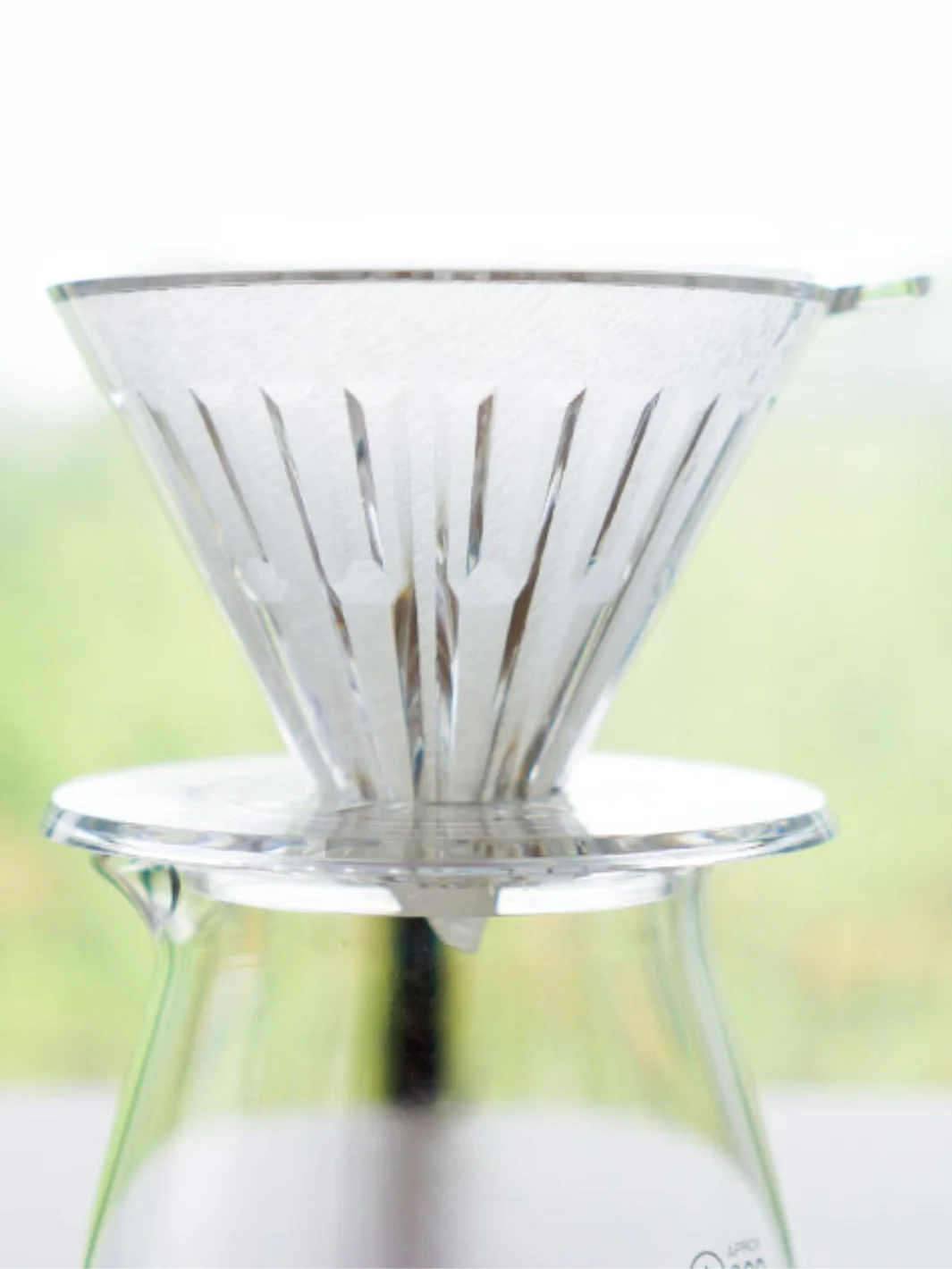 TIMEMORE Crystal Eye Dripper (Plastic) - Transparent Black / 02 (2-4 cups) - Image 13