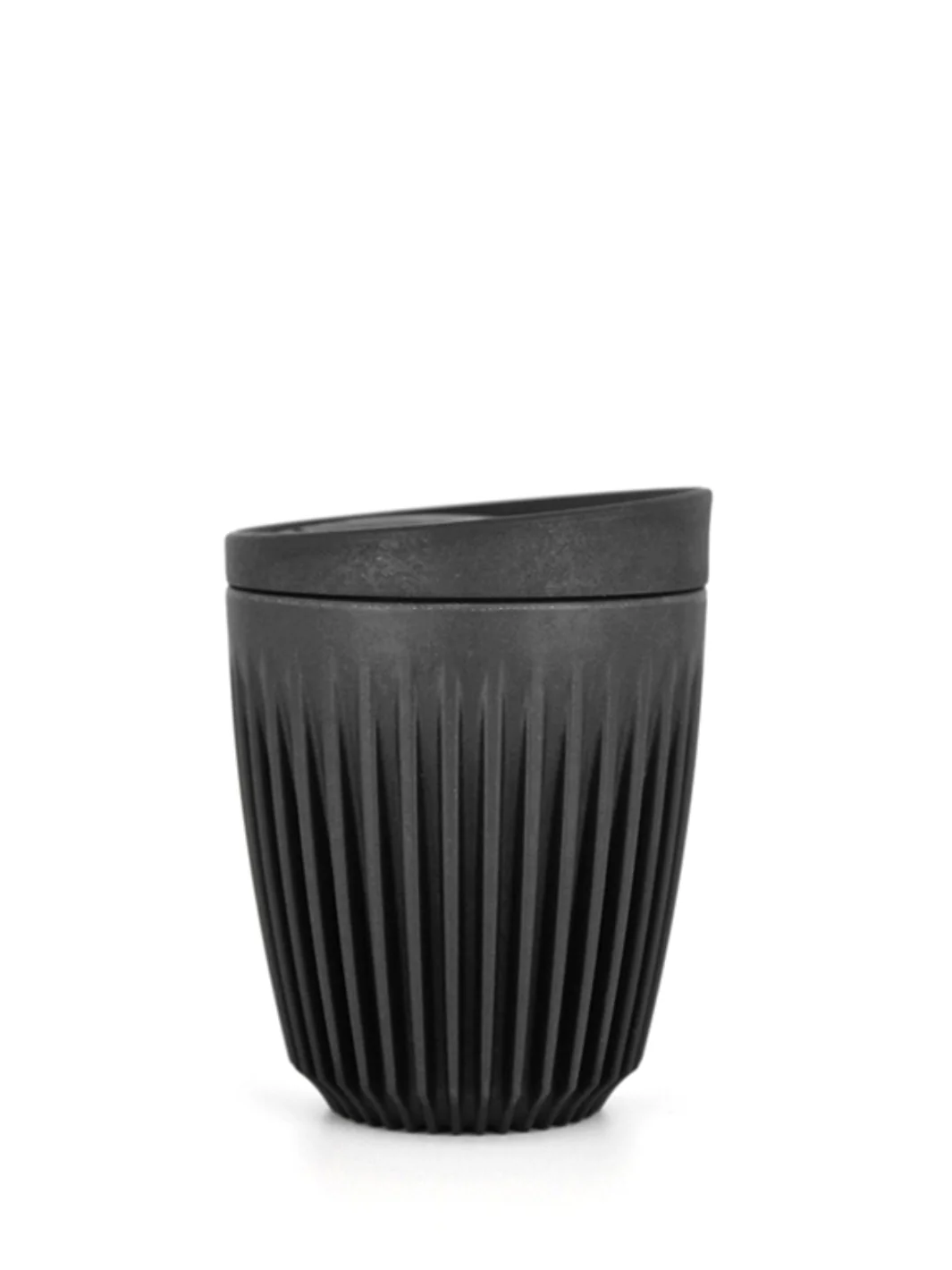 HUSKEE Original Cup + Lid (237ml/8oz) (Zero Waste) - Charcoal