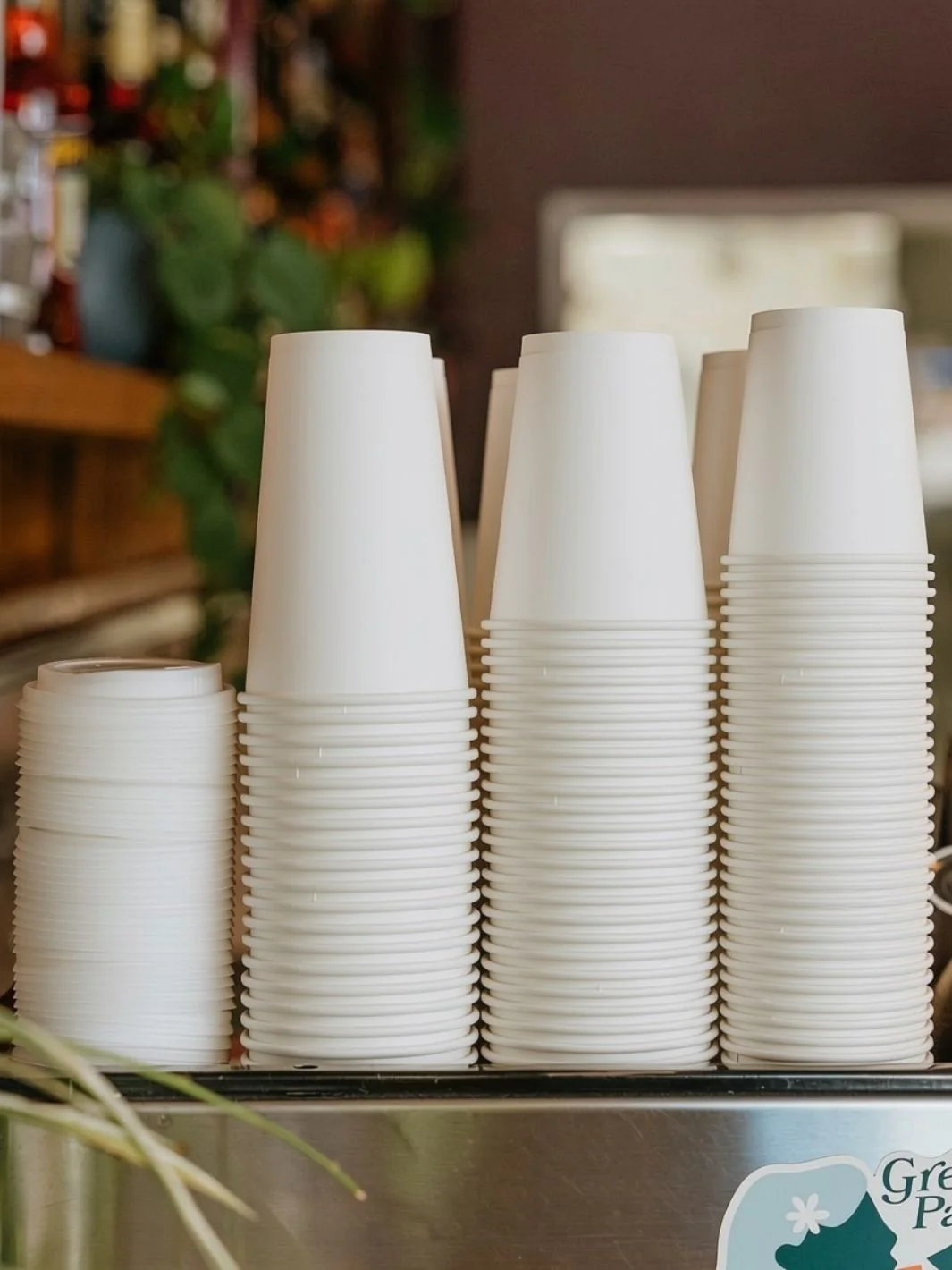 LITTLE GREEN PANDA Home Compostable Paper Cup (1000-Pack) (White) - 12oz/355ml - Image 15