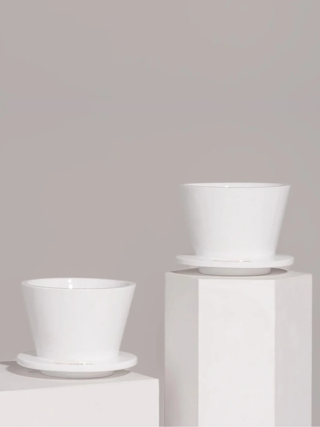 TIMEMORE Crystal Eye B75 Dripper (Ceramic) (White) Brewer - Image 5