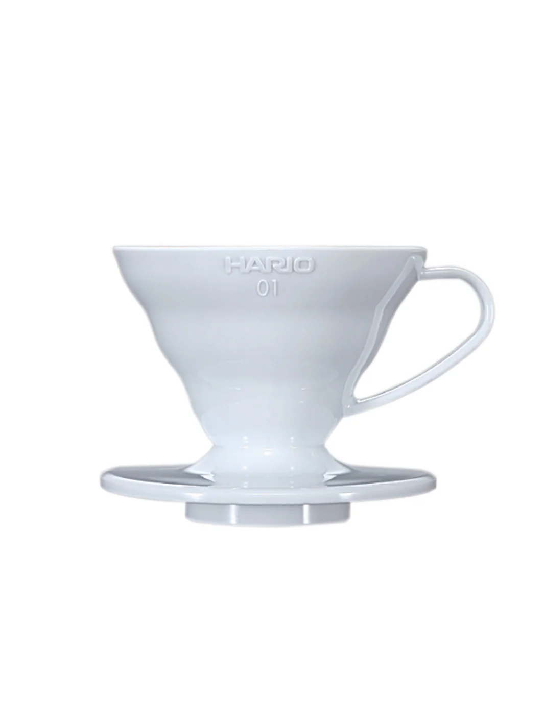 HARIO V60-01 Dripper (Plastic) - Clear Brewer