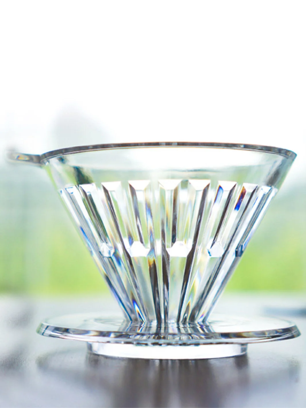 TIMEMORE Crystal Eye Dripper (Plastic) - Transparent Black / 02 (2-4 cups) - Image 12