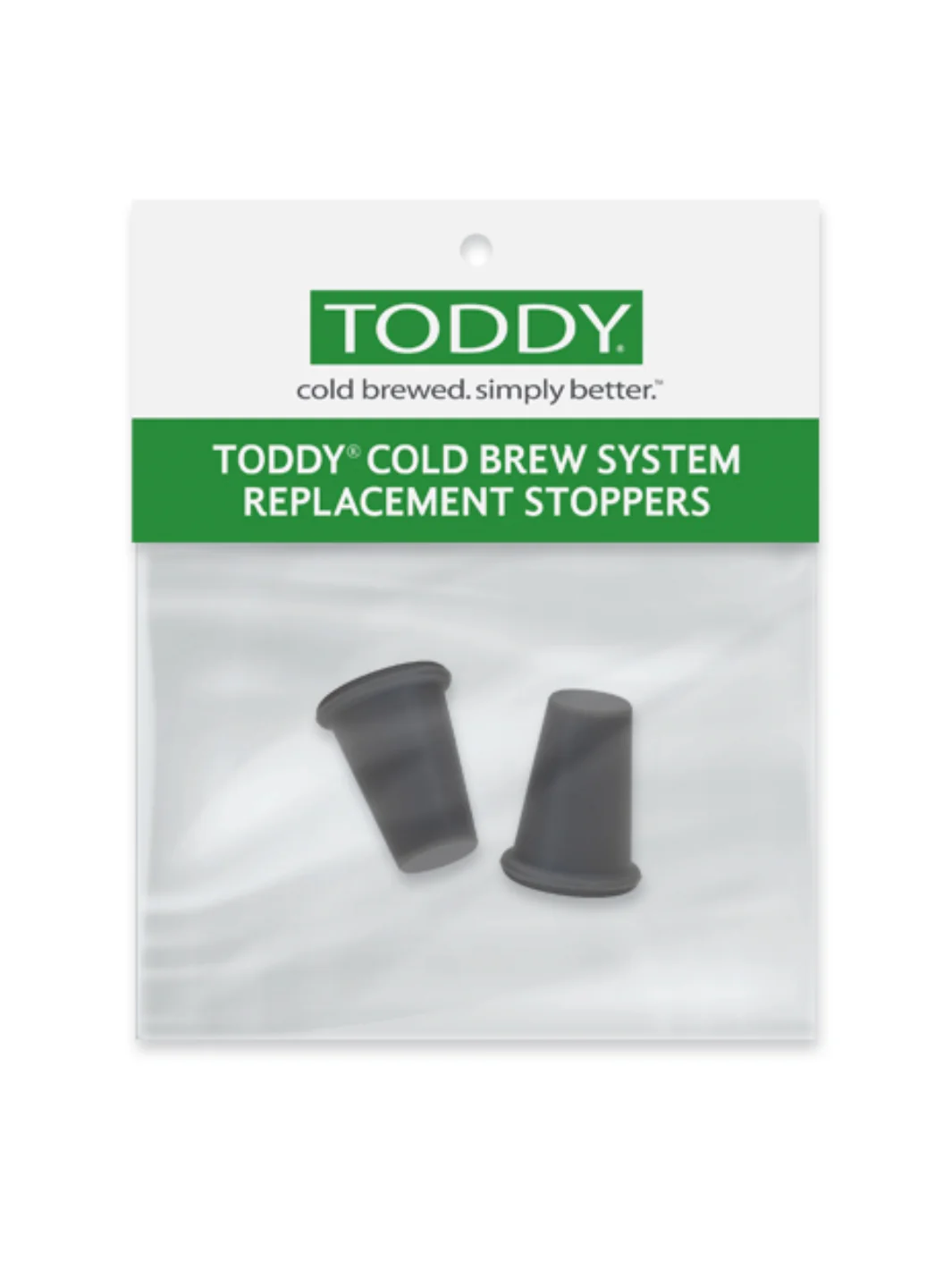 TODDY Home Model Replacement Silicone Stopper (2-Pack) Coffee - Image 2